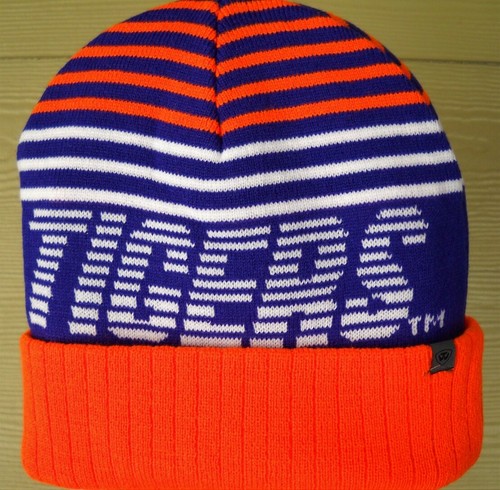 CLEMSON TIGERS UNISEX ADULT KNIT HAT CAP W? EMBROIDERED TIGER PAW LOGO ON CUFF * - Picture 3 of 3
