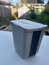 Folding Compact Waste Rubbish Bin WITH LID Motorhome Caravan Camper Boat