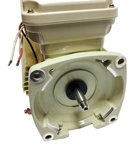 New Pentair Almond 5 HP Pump Motor Sq Flange 3Ph 208-230/460V 60 Hz TEFC 354813S - Picture 7 of 8