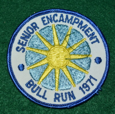 VINTAGE GIRL SCOUT - 1971 NATION'S CAPITAL COUNCIL PATCH - BULL RUN
