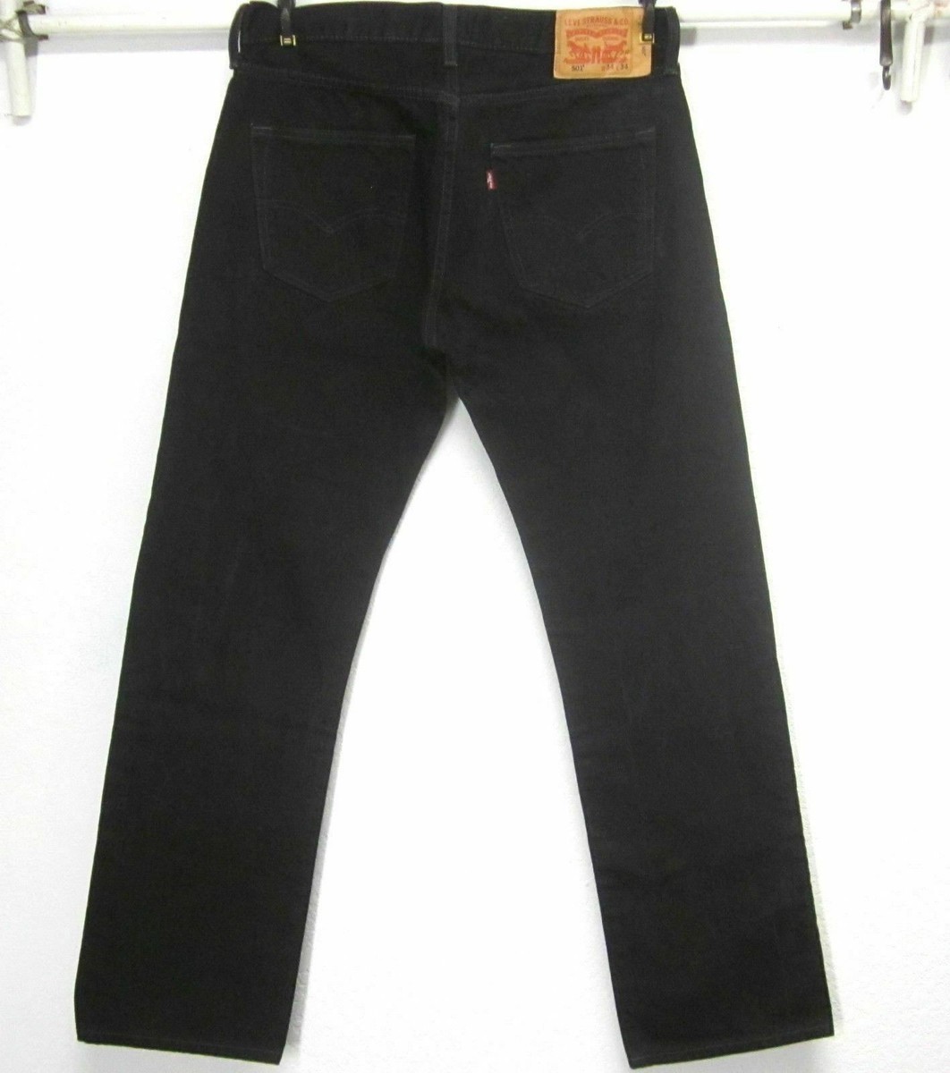 LEVI'S CLASSIC MEN'S 501 BUTTON FLY COTTON STRAIGHT LEG DARK