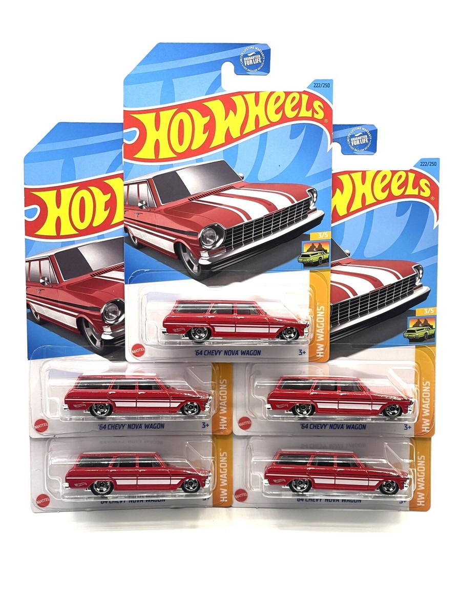 2023 Hot Wheels '64 Chevy Nova Wagon (red) HW wagons #222