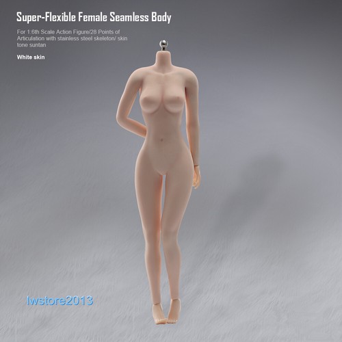 US 1:6 Flexible Large Bust Breast 12" Female Seamless Action Figure Body Toys - Picture 7 of 26