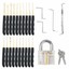 24-Pcs-Unlocking-Lock-Pick-Tools-Set-Key-Extractor-Transparent-Practice-Padlocks thumbnail 3