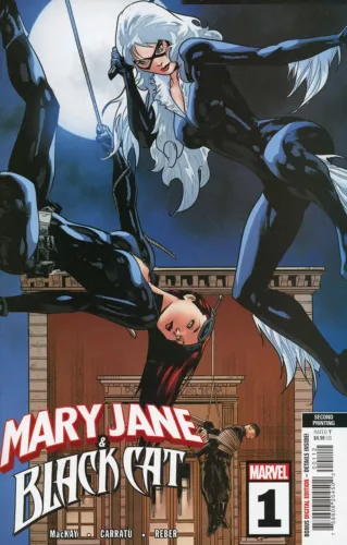 MARY JANE AND BLACK CAT 1 2ND PRINT VARIANT NM LOT OF 10 COPIES JACKPOT ORIGIN