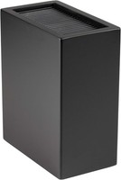 Rockingham Forge Upright Matt Black Universal Knife Block, 20 Slots for Knives u