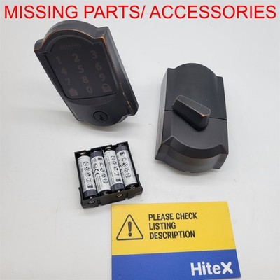 Schlage Encode Smart WiFi Lock Keyless Entry/Matte Black BE489WBCEN622 *READ*