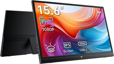 Portable Monitor 15.6 Inch FHD 1080P Travel Monitor for Laptop H15F9 | IPS Secon