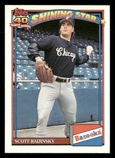 1991 Topps Bazooka Shining Stars #22 Scott Radinsky