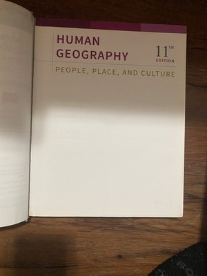 Human Geography : People, Place, and Culture 