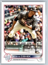 2022 Topps Update #US296 Steve Cishek Washington Nationals