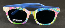 Garden Groove Sunglasses with Pouch /Etta Vee /New with Tags/ Blue