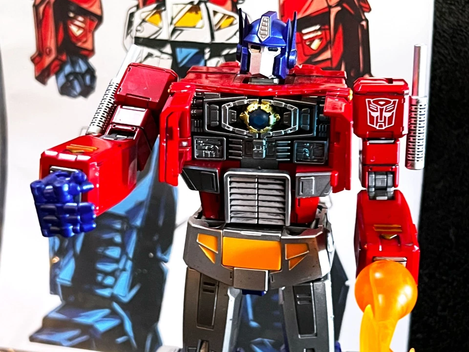OPTIMUS PRIME & PRINT • DIECAST • TRANSFORMERS YOLOPARK AMK PRO SERIES - Image 2 of 4