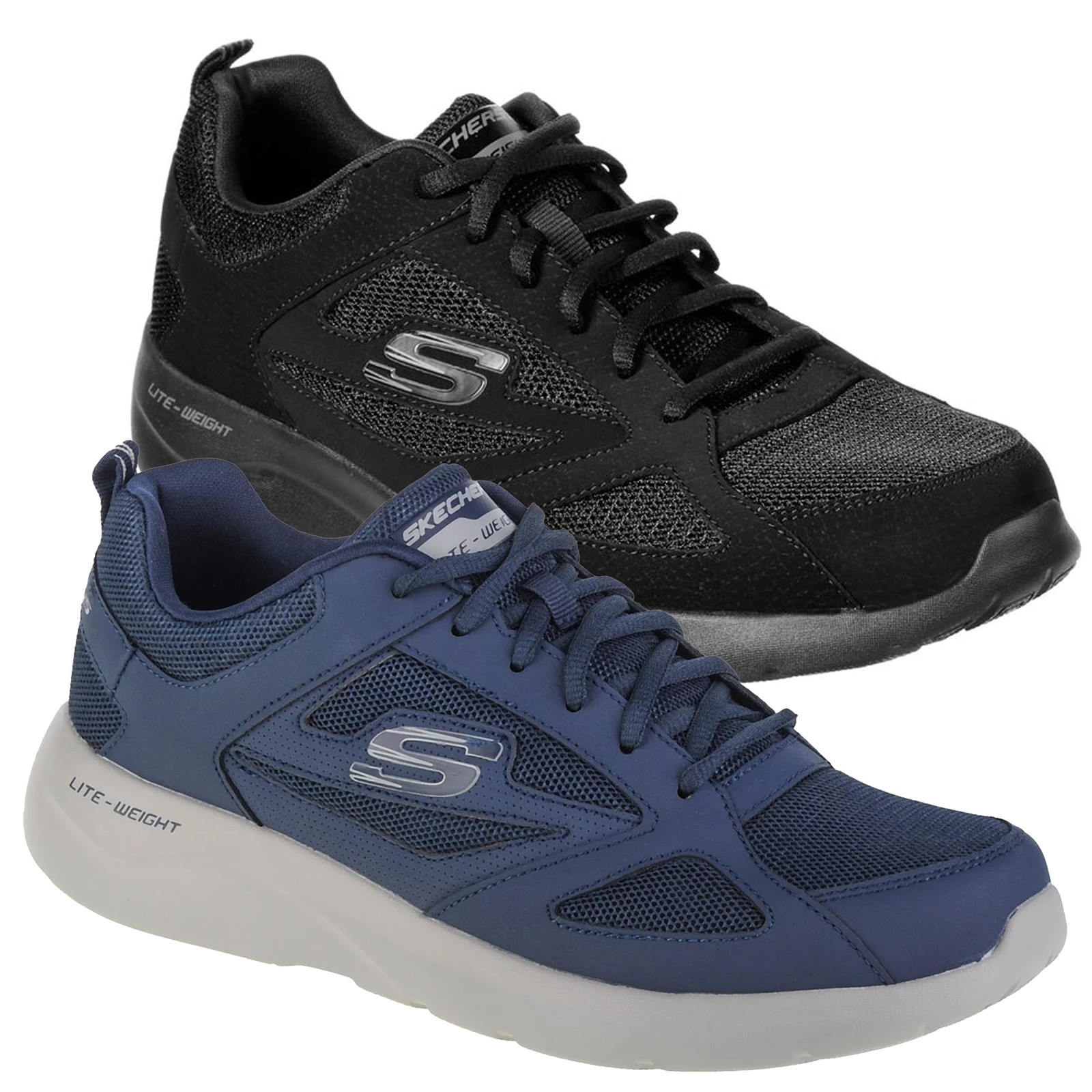Mens Skechers Dynamight 2.0 Fallford Lace Up Memory Foam Trainers Sizes 7 to 13