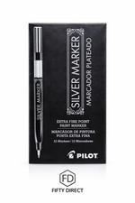 Pilot Silver Paint Marker Extra Fine Point 12 Pack Metallic Permanent