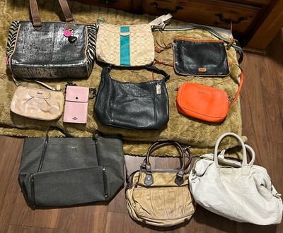 Coach,MK, YSL,Consuela ,Tumi Bag As Is Lot Of  10 Bundle