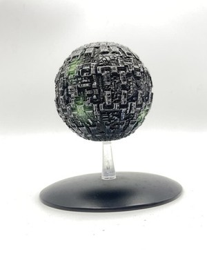 Star Trek Borg Kugel Modell Set SciFi Sammlerstück mit Aufsteller Adler Moos