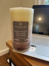 CHESAPEAKE BAY SCENTED CANDLE JASMINE 7"x4" new