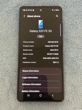Samsung Galaxy S20 FE 5G SM-G781V Unlocked 128GB Navy Blue A Grade (Light Burn)