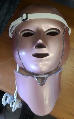 7 LED Skin Care Mask for Face and Neck Skin Rejuvenation Light Therapy Facial Ca