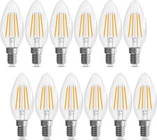 Candelabra Light Bulbs 40 watt Equivalent, Chandelier Light Bulb
