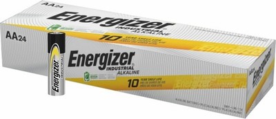 Energizer AA Batteries (24 Count) - Industrial Alkaline Batteries, Model EN91