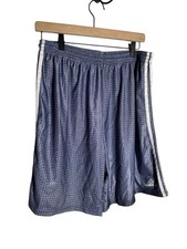 Adidas Y2k Vintage Pattern Blue Shorts Men s Size Large