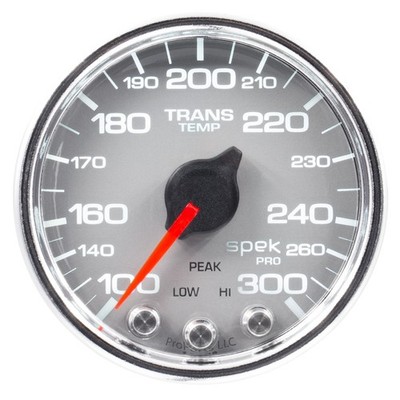 AutoMeter P34221 Spek-Pro Transmission Temp Gauge 100-300-DEG F 2-1/16'' Motor