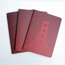 Blackwing Volume 746 Memo Book, Golden Gate Bridge - 3 Pack