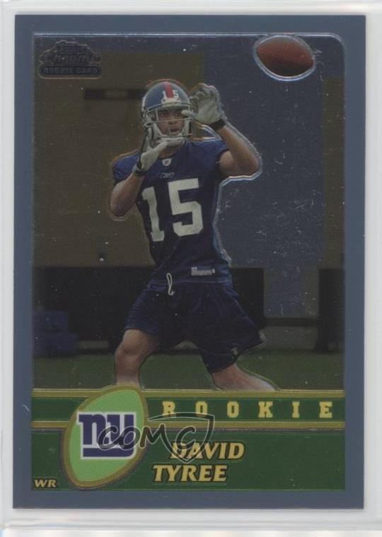 2003 Topps Chrome Rookie David Tyree #260 0dk