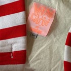Girls Red and White Striped Suspender Skirt Dress — photo 5
