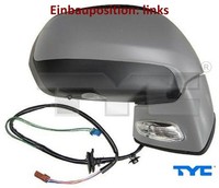 TYC 305-0126 AußEnspiegel Links Spiegel AußEn FüR Citroen