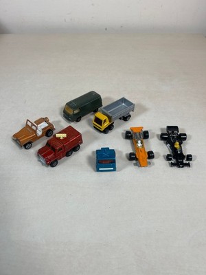 Matchbox Majorette Vintage Diecast Fahrzeuge Lot Formel 1 Jeep Van Bus 70er