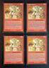 MAGIC MTG Goblin Matron 4x Urza saga UK playset