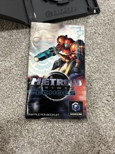 Nintendo Gamecube Videogame Disc Metroid Prime 2 Echoes Case Manual