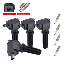 4X Ignition Coil & Spark plugs Kit For 2013-2...