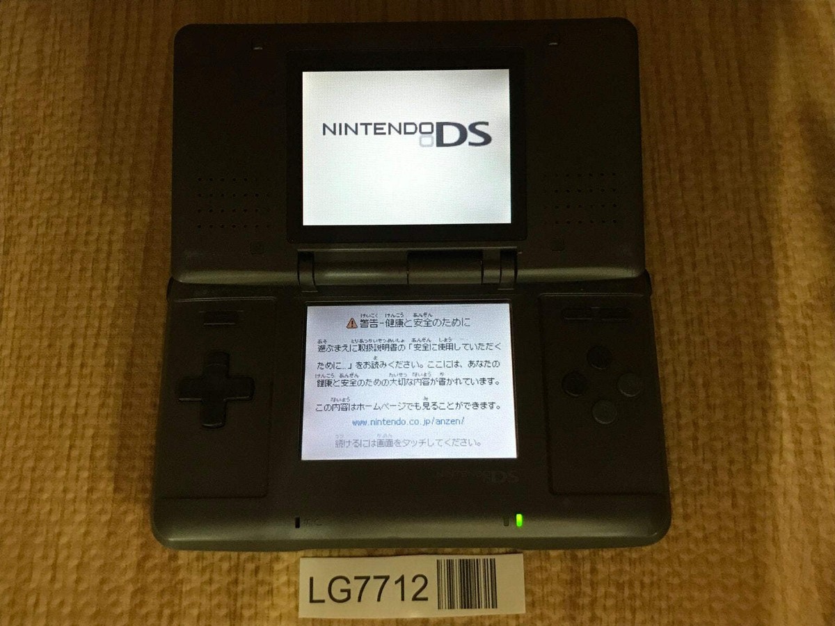Nintendo DS Graphite Black Console Nintendo Japan - With Defects
