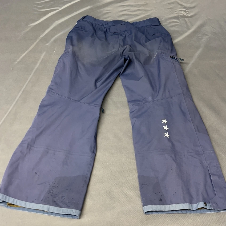 North Face Steep Series Pants Size M Snowboard Ski Blue Cargo Distressed 32x28 - Image 2 of 4