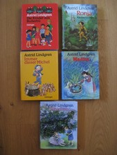 5 x Buch Astrid Lindgren Michel, Bullerbü, M...