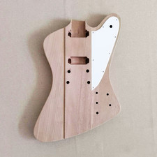 DIY Firebird Electric Guitar Kit Mahogany BD Rosewood FB White Pickguard Set In