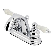KB5611PL Restoration 4-Inch Centerset Lavatory Faucet, Polished Chrome