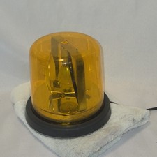 Vintage Signal Stat - Rotating Beacon Light Wmagnet Mount Class Amber-working Vintage Signal Stat - Rotating Beacon Light Wmagnet Mount Class Amber-working