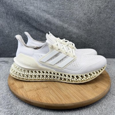 Adidas Ultra 4D Shoes Mens Size 10 White Running Athletic Sneakers HP7598