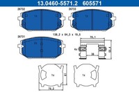 ATE 13.0460-5571.2 Bremsbelagsatz Vorne , Passt Zu: Hyundai I40 I, I40 I Cw, TUC
