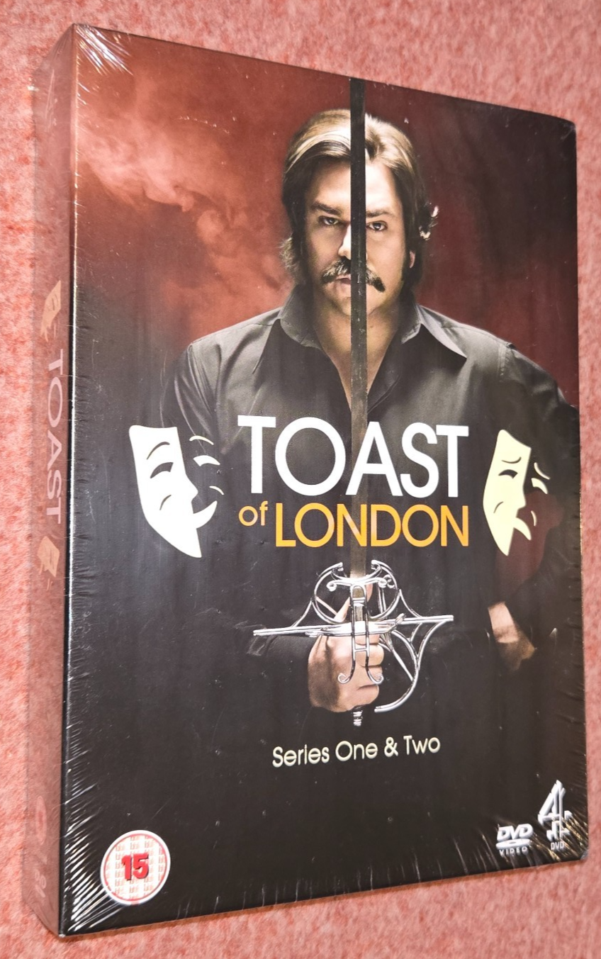 TOAST OF LONDON SERIES 1 & 2 DVD BOXSET, MATT BERRY CHANNEL 4 COMEDY NEW SEALED