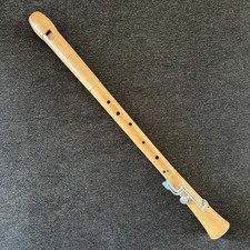 Vintage Moeck Wood Recorder Baroque Tenor Model Germany w Metal Keys
