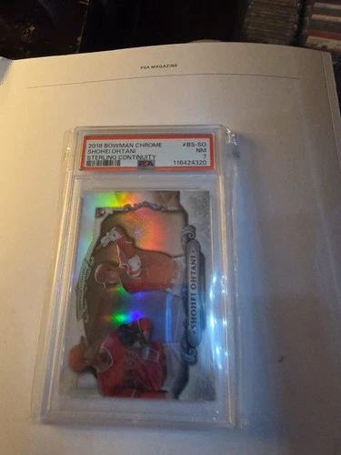 2018 Bowman Chrome Shohei Ohtani Sterling Continuity PSA 7