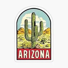 Arizona Vinyl Waterproof Sticker Decal for Car Bumper Laptop Wall Window 5 Inch