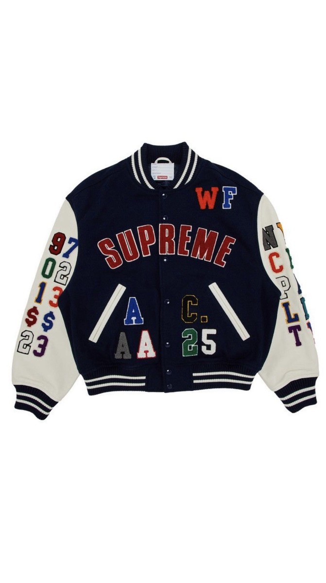 Supreme Praises Varsity Jack Navy, XL | eBay