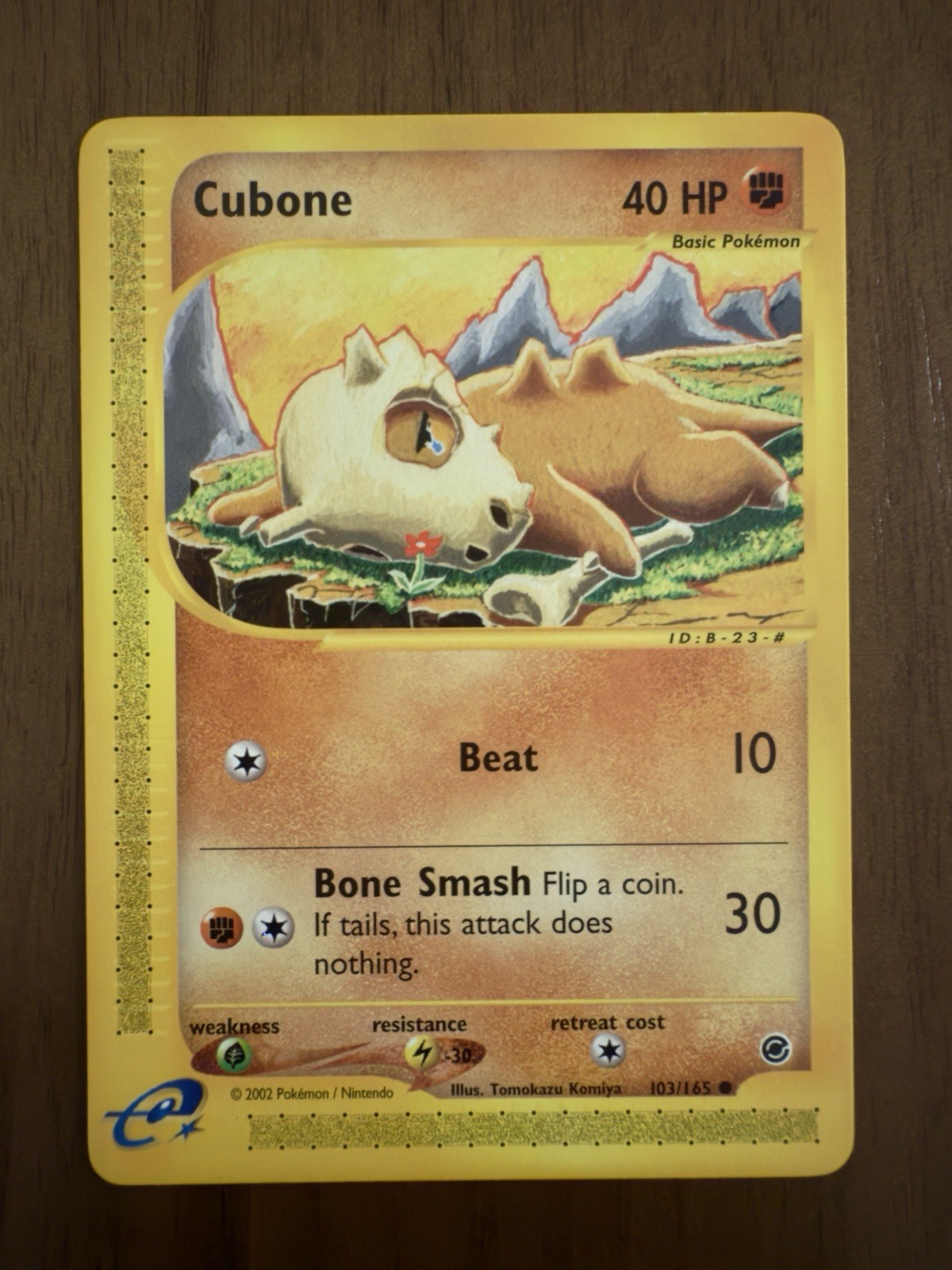Pokemon Card - Cubone Expedition 103/165 Common NM